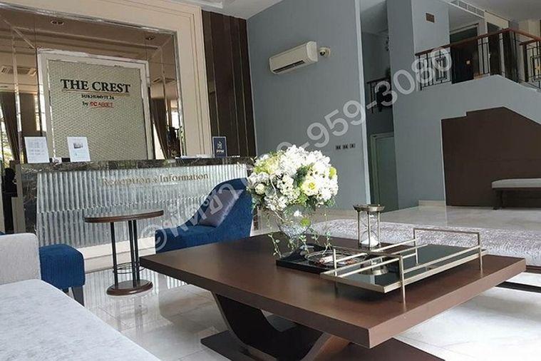 รูป ให้เช่า The Crest Sukhumvit24. 1นอน 51ตร.ม. Line id: @pfagent - รูปที่ 9/11