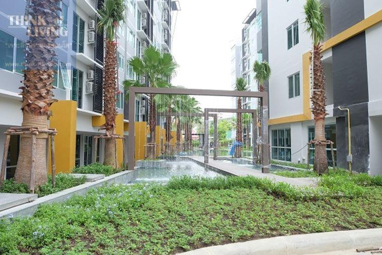 picture For rent, Sammakorn S nine, size 28 square meters, fully furnished and electrical appliances. - 8/12