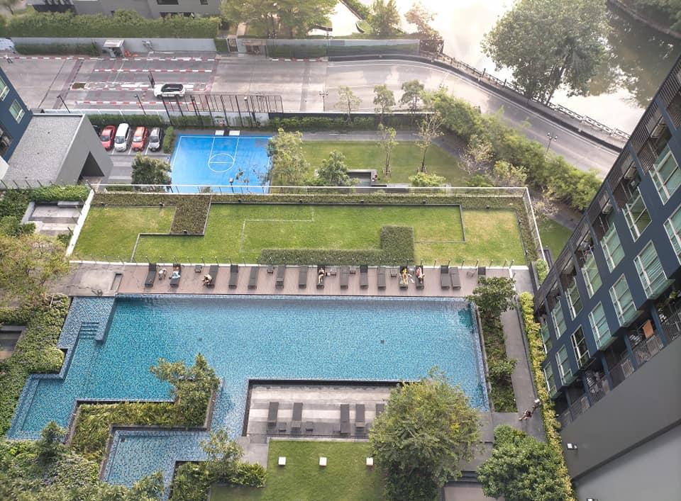 รูป WP2233 คอนโดให้เช่า The Base Sukhumvit 77 (เดอะ เบส สุขุมวิท 77) ห้องสวย เฟอร์ครบ มีเครื่องซักผ้า ราคาพิเศษ - รูปที่ 12/13