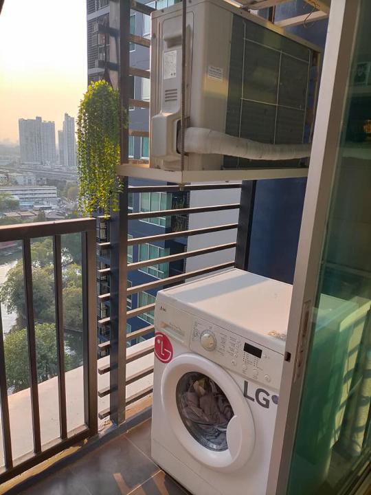 รูป WP2233 คอนโดให้เช่า The Base Sukhumvit 77 (เดอะ เบส สุขุมวิท 77) ห้องสวย เฟอร์ครบ มีเครื่องซักผ้า ราคาพิเศษ - รูปที่ 9/13