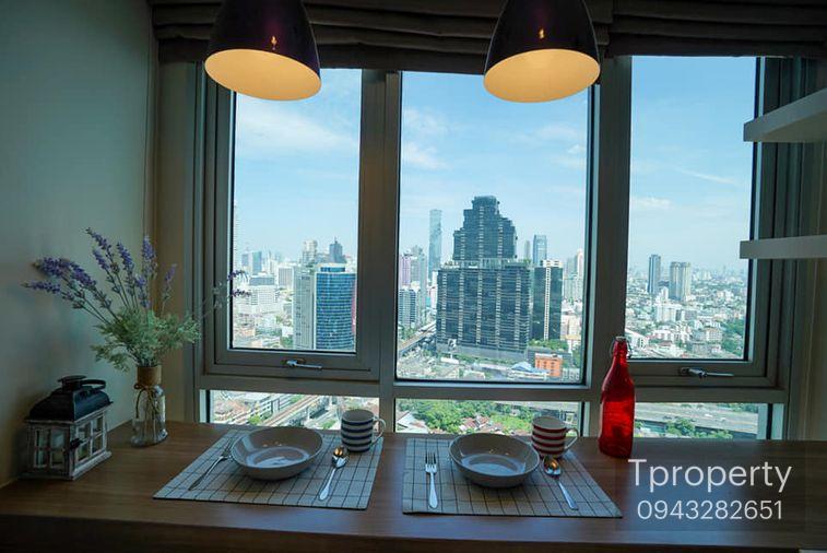 รูป WP2144 คอนโดให้เช่า Rhythm Sathorn (ริทึ่ม สาทร) สาทร 21 ห้องสวย เฟอร์ครบ มีเครื่องซักผ้า ราคาพิเศษ - รูปที่ 1/10