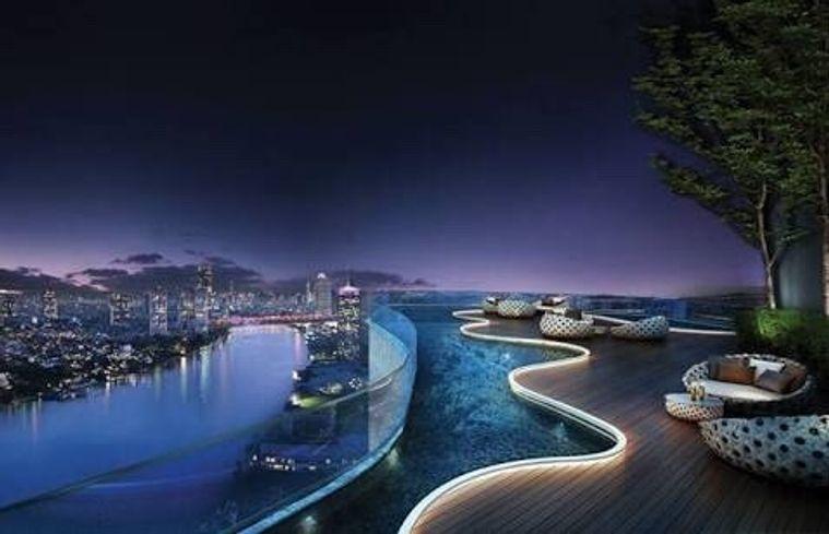 รูป F11941 คอนโดให้เช่า Menam Residences (แม่น้ำ เรสซิเดนท์) ห้องสวย เฟอร์ครบ ราคาพิเศษ - รูปที่ 1/14