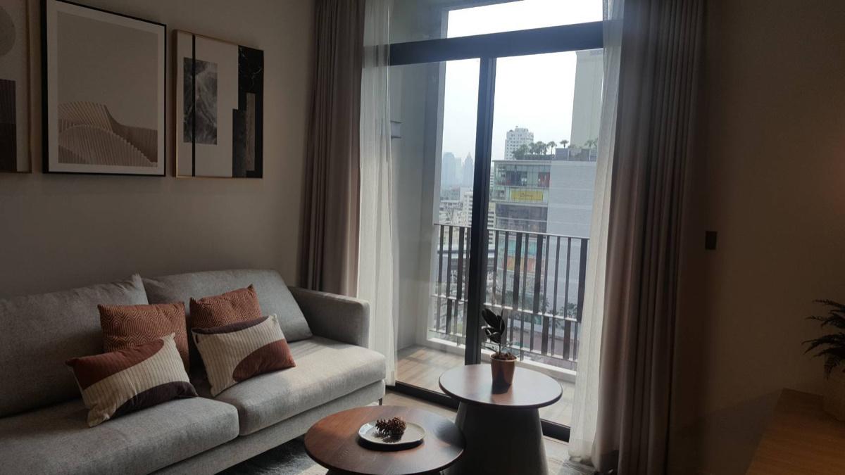 รูป T1006 คอนโดให้เช่า MUNIQ Sukhumvit 23 (มิวนีค สุขุมวิท 23) ห้องสวย เฟอร์ครบ มีเครื่องซักผ้า ราคาพิเศษ - รูปที่ 5/10