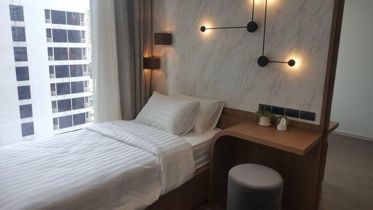 รูป T1006 คอนโดให้เช่า MUNIQ Sukhumvit 23 (มิวนีค สุขุมวิท 23) ห้องสวย เฟอร์ครบ มีเครื่องซักผ้า ราคาพิเศษ - รูปที่ 2/10