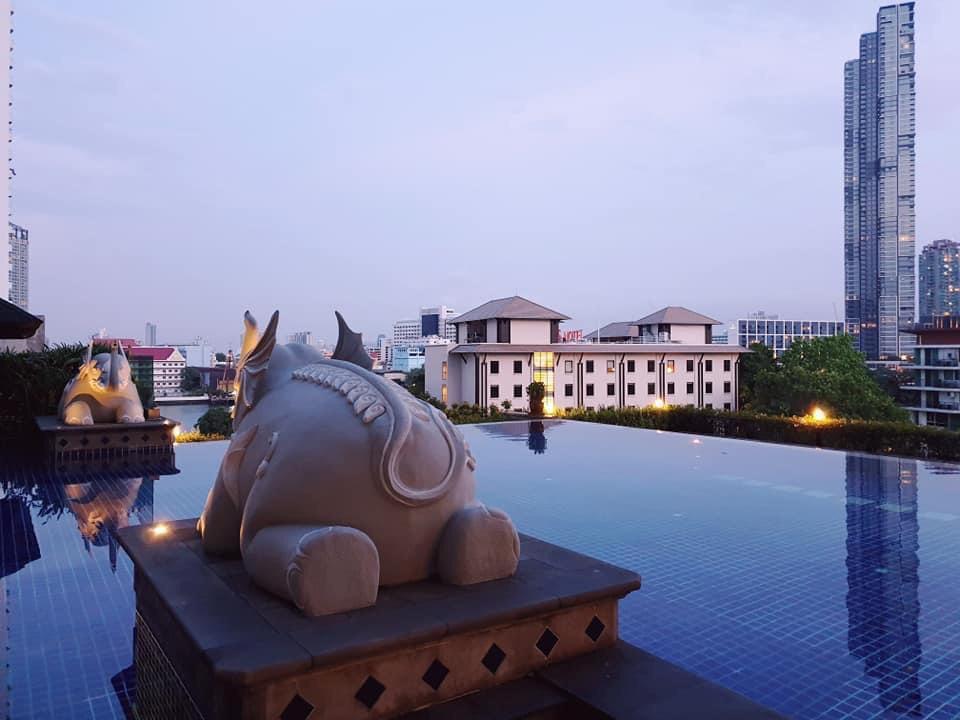 รูป G1002 คอนโดให้เช่า บ้านสาทรเจ้าพระยา (BaanSathorn-Chaophraya Riverside Condominium) ห้องสวย เฟอร์ครบ มีเครื่องซักผ้า ราคาพิเศษ - รูปที่ 7/24