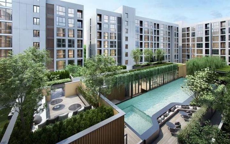 รูป WP2306 คอนโดให้เช่า The Nest Sukhumvit 71 (เดอะ เนสท์ สุขุมวิท 71) ห้องสวย เฟอร์ครบ มีเครื่องซักผ้า ราคาพิเศษ  - รูปที่ 5/6