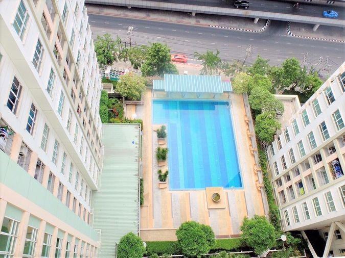 รูป    คอนโดมือสอง 1 ห้องนอน ลุมพินี สวีท ปิ่นเกล้า ขนาด 36 ตร.ม. ชั้น 20    ระเบียงทิศตะวันตก - รูปที่ 13/14