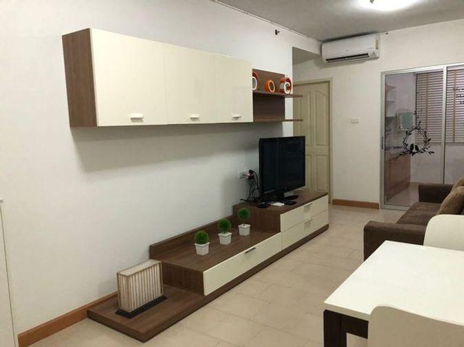 รูป ขายคอนโด 1 ห้องนอน ซิตี้ โฮม รัชดา-ปิ่นเกล้า ขนาด 48 ตรม ชั้น 8 ทิศเหนือ วิวสระว่ายน้ำและสวน  - รูปที่ 3/7