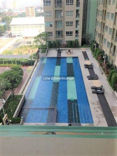 รูป ขายคอนโด 1 ห้องนอน ลุมพินีปาร์ค ปิ่นเกล้า วิวสระว่ายน้ำ . ชั้น 10 เซ็นทรัลปิ่นเกล้า ตึกบี - รูปที่ 1/9