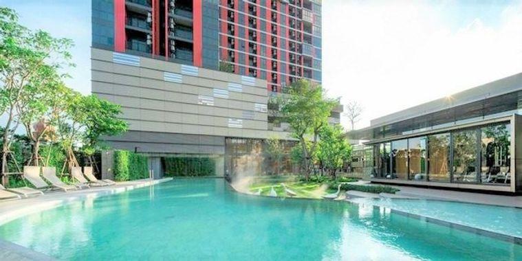 รูป ขายคอนโด 1 ห้องนอน the base garden rama 9 ขนาด 27 ตรม ชั้น 12 airport link ทางด่วน  - รูปที่ 8/9