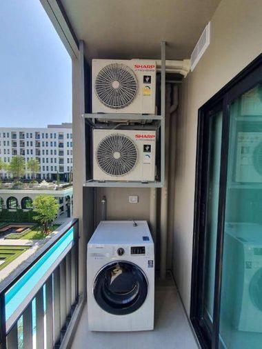 รูป T1042 คอนโดให้เช่า Aspire Asoke-Ratchada (แอสปาย อโศก - รัชดา) ห้องสวย เฟอร์ครบ มีเครื่องซักผ้า ราคาพิเศษ - รูปที่ 10/24