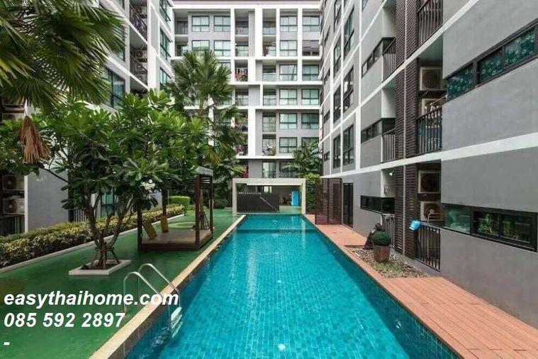 รูป P-88387 ขาย  เมโทร สกาย รัชดา | วิวเมือง | ชั้น 2 อาคาร B | เฟอร์นิเจอร์ครบ | เครื่องใช้ไฟฟ้าครบ Line ID: @easythaihome | 085-592-2897 - รูปที่ 17/20
