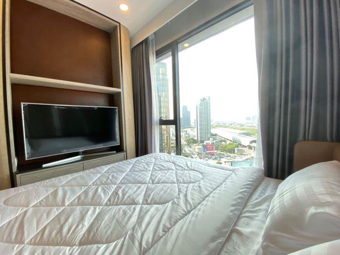รูป T1055 คอนโดให้เช่า Ideo Mobi Asoke (ไอดีโอ โมบิ อโศก) ห้องสวย เฟอร์ครบ มีเครื่องซักผ้า ราคาพิเศษ - รูปที่ 1/19