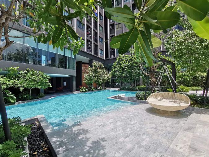 รูป T1071 คอนโดให้เช่า IDEO New Rama 9 (ไอดีโอ พระราม 9-ตัดใหม่) ห้องสวย เฟอร์ครบ ราคาพิเศษ - รูปที่ 12/14