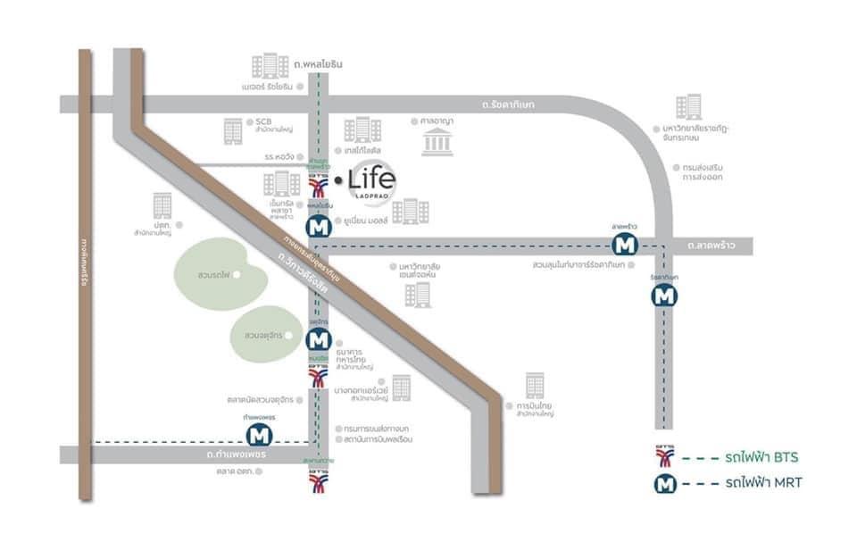 รูป WP2517 คอนโดให้เช่า Life Ladprao (ไลฟ์ ลาดพร้าว) ห้องสวย เฟอร์ครบ มีเครื่องซักผ้า ราคาพิเศษ - รูปที่ 15/15