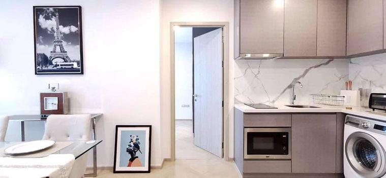 รูป WP2508 เช่าคอนโด Rhythm Sukhumvit 36 - 38 (ริทึ่ม สุขุมวิท 36-38) ห้องสวย เฟอร์ครบ มีเครื่องซักผ้า ราคาพิเศษ - รูปที่ 10/10