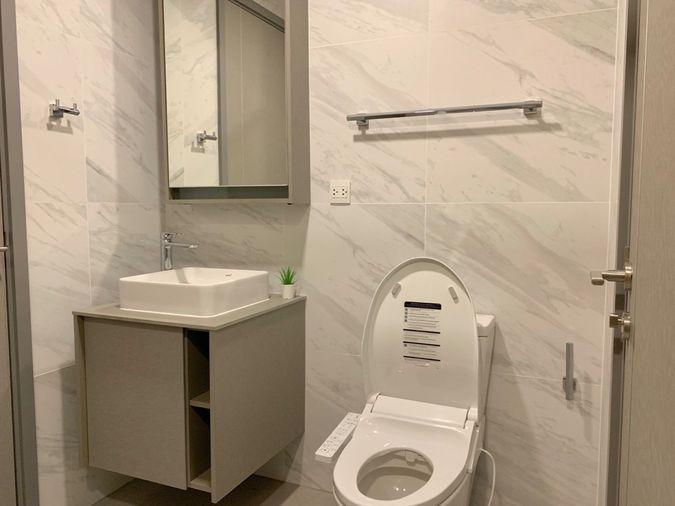 รูป T1110 คอนโดให้เช่า Taka Haus Ekamai 12 (ทากะ เฮาส์ เอกมัย 12) ห้องสวย เฟอร์ครบ มีเครืืองซักผ้า ราคาพิเศษ - รูปที่ 10/11
