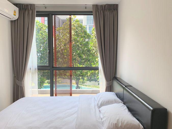 รูป T1110 คอนโดให้เช่า Taka Haus Ekamai 12 (ทากะ เฮาส์ เอกมัย 12) ห้องสวย เฟอร์ครบ มีเครืืองซักผ้า ราคาพิเศษ - รูปที่ 2/11