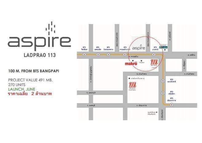 รูป M1162 คอนโดให้เช่า Aspire ลาดพร้าว 113 ห้องสวย เฟอร์ครบ มีเครื่องซักผ้า ราคาพิเศษ - รูปที่ 15/15