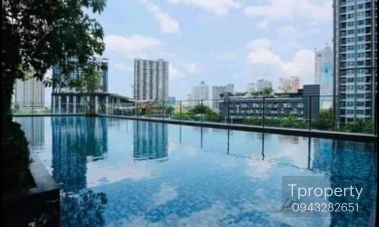 รูป T1161 คอนโดให้เช่า The Base Park East Sukhumvit 77 (เดอะ เบส พาร์ค อีสท์ สุขุมวิท 77) ห้องสวย เฟอร์ครบ มีเครื่องซักผ้า ราคาพิเศษ - รูปที่ 9/9