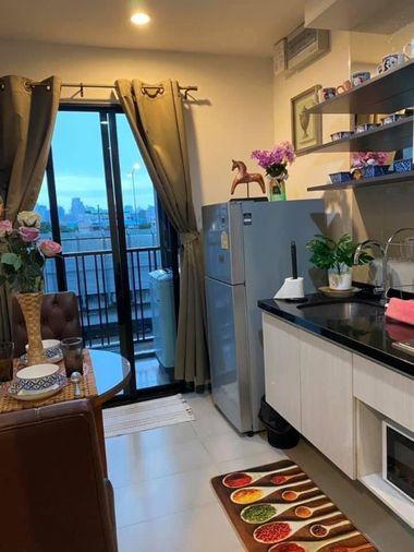 รูป T1161 คอนโดให้เช่า The Base Park East Sukhumvit 77 (เดอะ เบส พาร์ค อีสท์ สุขุมวิท 77) ห้องสวย เฟอร์ครบ มีเครื่องซักผ้า ราคาพิเศษ - รูปที่ 6/9