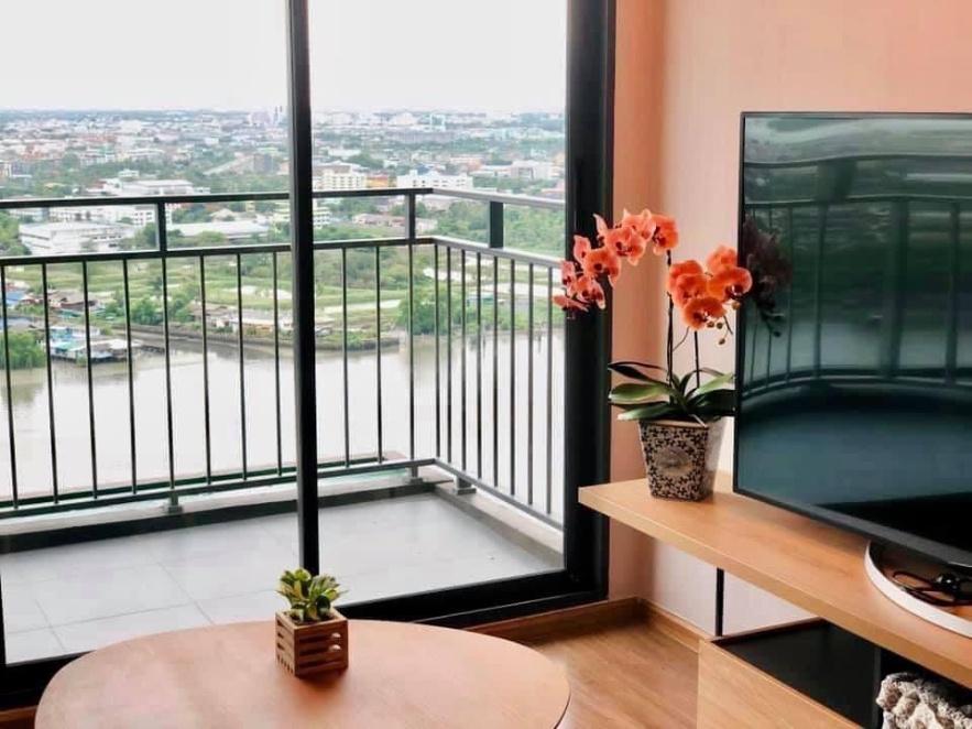 รูป T1190 คอนโดให้เช่า U Delight Residence Riverfront (ยู ดีไลท์ เรสซิเดนซ์ ริเวอร์ฟร้อนท์) ห้องสวย เฟอร์ครบ มีเครื่องซักผ้าราคาพิเศษ - รูปที่ 5/14
