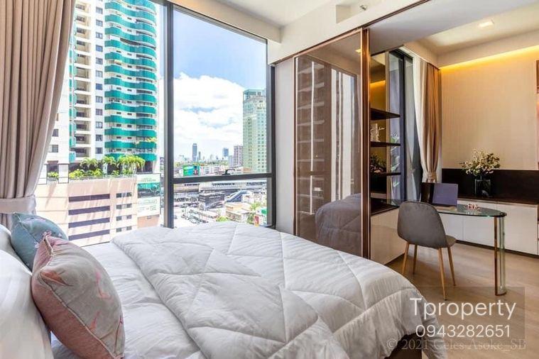 รูป T1194 คอนโดให้เช่า Celes Asoke (เซอเลส อโศก) ห้องสวย เฟอร์ครบ มีเครื่องซักผ้า ราคาพิเศษ - รูปที่ 1/18