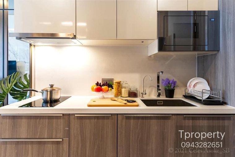 รูป T1194 คอนโดให้เช่า Celes Asoke (เซอเลส อโศก) ห้องสวย เฟอร์ครบ มีเครื่องซักผ้า ราคาพิเศษ - รูปที่ 11/18