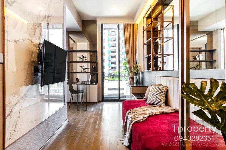 รูป T1194 คอนโดให้เช่า Celes Asoke (เซอเลส อโศก) ห้องสวย เฟอร์ครบ มีเครื่องซักผ้า ราคาพิเศษ - รูปที่ 8/18