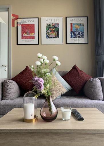 picture Condo for rent, XT Ekkamai, 1 bedroom, corner room, cute decoration ð - 3/9