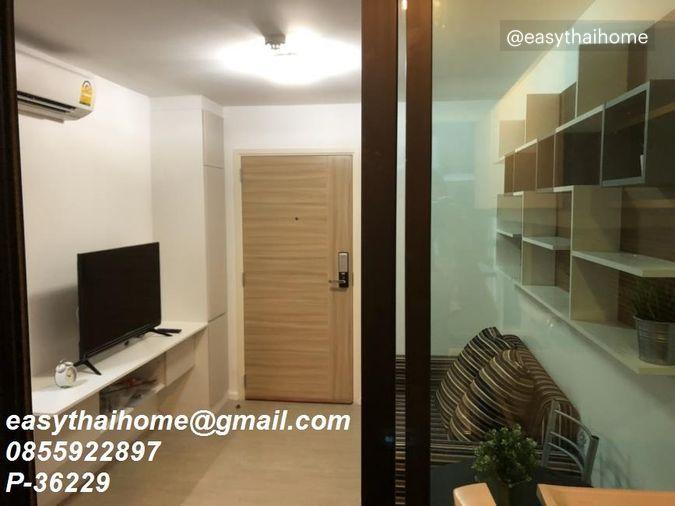 รูป P-36229 ขาย พอส สุขุมวิท 107 | 1 ห้องนอน 1 ห้องน้ำ | เฟอร์นิเจอร์ครบ | พร้อมเข้าอยู่ 📞 Line ID: @easythaihome | 085-592-2897 - รูปที่ 2/18