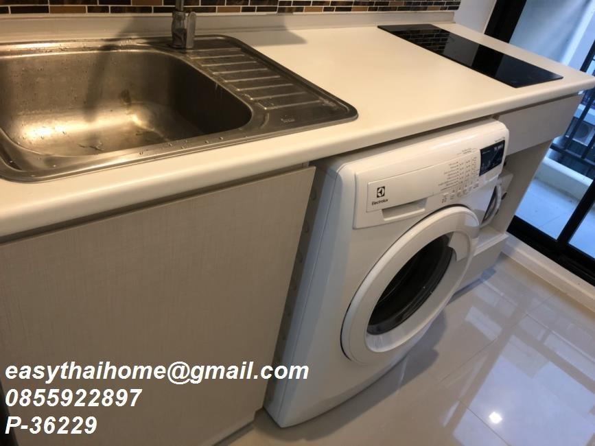 รูป P-36229 ขาย พอส สุขุมวิท 107 | 1 ห้องนอน 1 ห้องน้ำ | เฟอร์นิเจอร์ครบ | พร้อมเข้าอยู่ 📞 Line ID: @easythaihome | 085-592-2897 - รูปที่ 4/18