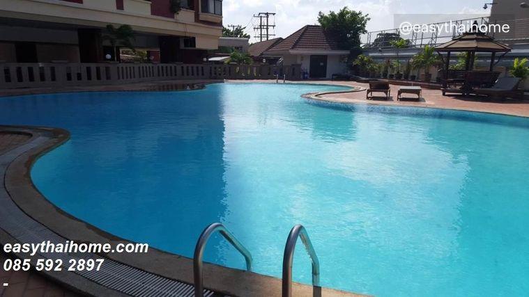 รูป P-88235 — ขายคอนโดห้องใหญ่ 109 ตร.ม. วิวสระ ใกล้ทางด่วนบางนา - Country Complex ราคา 3.95 ล้านบาท โทร 085-592-2897 Line: @easythaihome - รูปที่ 22/23