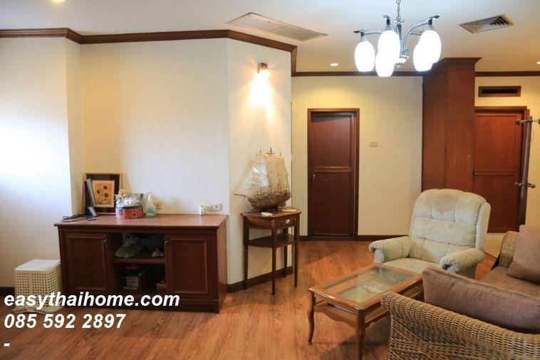 รูป P-88235 — ขายคอนโดห้องใหญ่ 109 ตร.ม. วิวสระ ใกล้ทางด่วนบางนา - Country Complex ราคา 3.95 ล้านบาท โทร 085-592-2897 Line: @easythaihome - รูปที่ 7/23