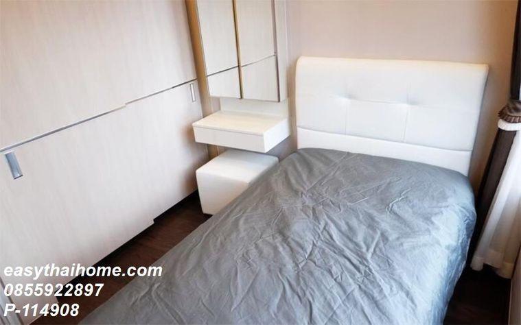 รูป P-114908 — ขายคอนโดพร้อมผู้เช่า (30k/ด.) ติด MRT เพชรบุรี เพียง 98 ม. - Q Asoke 2 นอน ราคา 9.15 ล้านบาท โทร 085-592-2897 Line: @easythaihome - รูปที่ 14/16