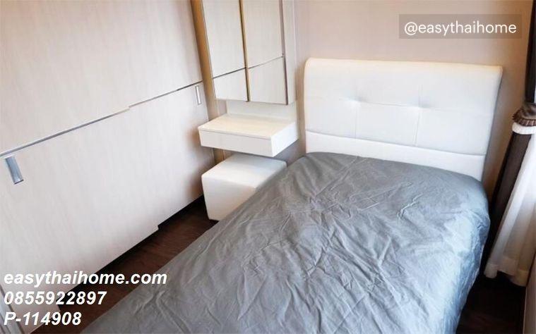 รูป P-114908 — ขายคอนโดพร้อมผู้เช่า (30k/ด.) ติด MRT เพชรบุรี เพียง 98 ม. - Q Asoke 2 นอน ราคา 9.15 ล้านบาท โทร 085-592-2897 Line: @easythaihome - รูปที่ 14/16