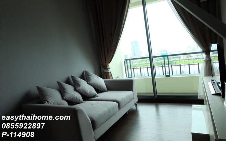 รูป P-114908 — ขายคอนโดพร้อมผู้เช่า (30k/ด.) ติด MRT เพชรบุรี เพียง 98 ม. - Q Asoke 2 นอน ราคา 9.15 ล้านบาท โทร 085-592-2897 Line: @easythaihome - รูปที่ 3/16