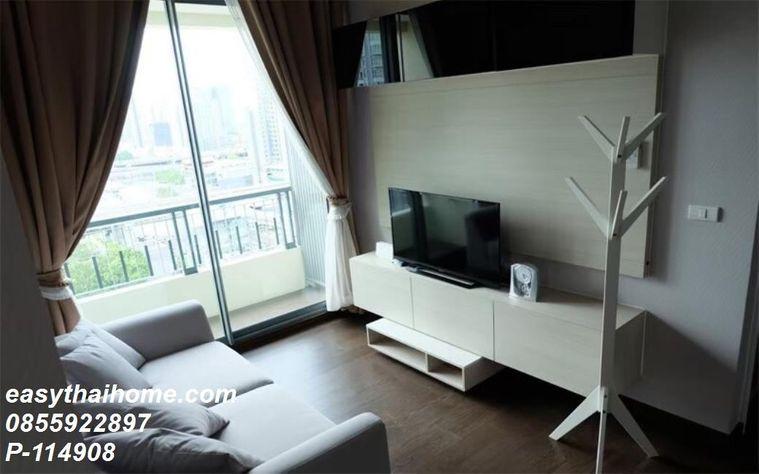 รูป P-114908 — ขายคอนโดพร้อมผู้เช่า (30k/ด.) ติด MRT เพชรบุรี เพียง 98 ม. - Q Asoke 2 นอน ราคา 9.15 ล้านบาท โทร 085-592-2897 Line: @easythaihome - รูปที่ 5/16