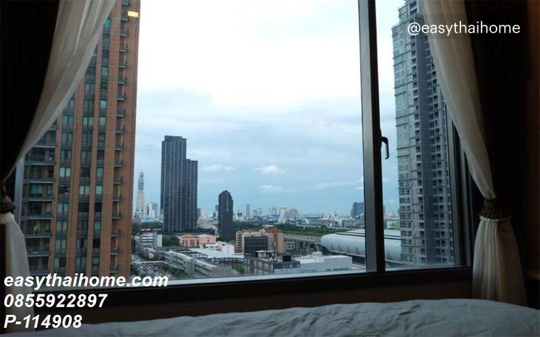 รูป P-114908 — ขายคอนโดพร้อมผู้เช่า (30k/ด.) ติด MRT เพชรบุรี เพียง 98 ม. - Q Asoke 2 นอน ราคา 9.15 ล้านบาท โทร 085-592-2897 Line: @easythaihome - รูปที่ 15/16