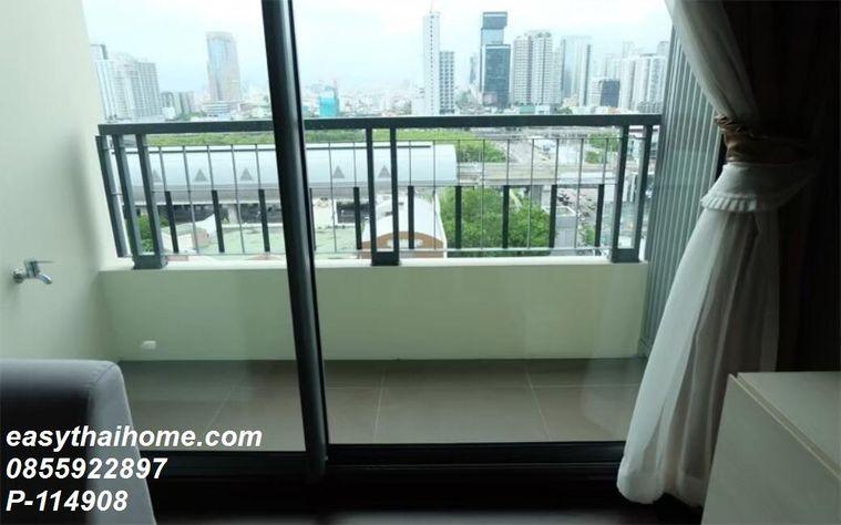 รูป P-114908 — ขายคอนโดพร้อมผู้เช่า (30k/ด.) ติด MRT เพชรบุรี เพียง 98 ม. - Q Asoke 2 นอน ราคา 9.15 ล้านบาท โทร 085-592-2897 Line: @easythaihome - รูปที่ 10/16