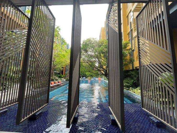 รูป T1270 คอนโดให้เช่า THE BASE Sukhumvit 50 (เดอะ เบส สุขุมวิท 50) ห้องสวย เฟอร์ครบ ราคาพิเศษ  - รูปที่ 15/19