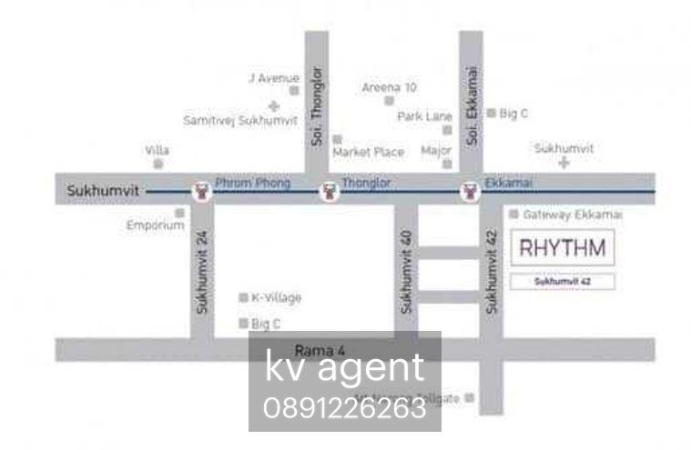 picture Rhythm Sukhumvit 42 1 bedroom floor10 45 sqm - 15/19