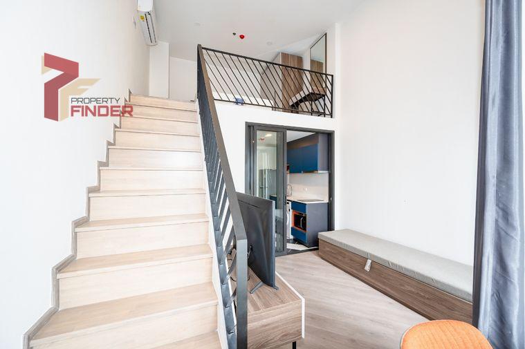 รูป ให้เช่าคอนโดเดอะ เบส สะพานใหม่ ✅ห้องสไตล์ Loft 2 ชั้น ห้องน้อยหายาก❗ 🟥 Line@ : @propertyfinder - รูปที่ 2/10
