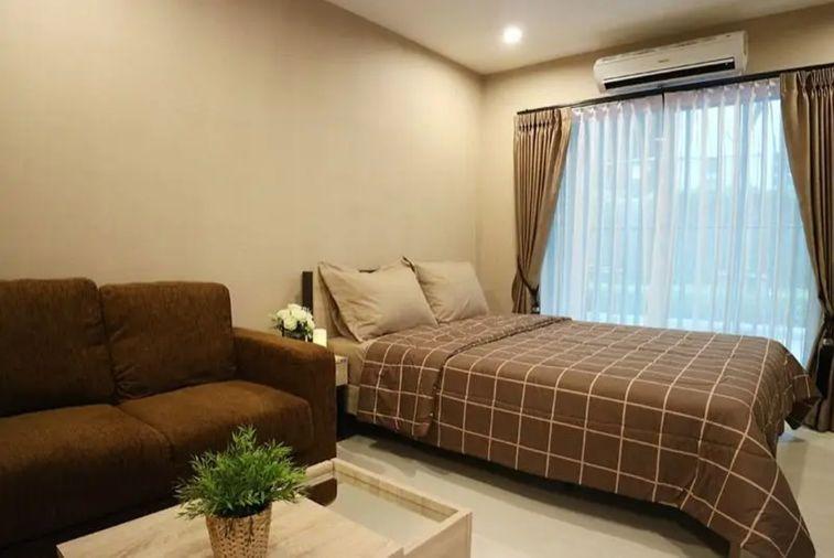 picture G 6789🚨中国客户，请加微信。(在联系方式的旁边) For rent Aspire Ladprao 113 Line❤️💜@condopremium💜❤️Ready to move in ⬛🟨 📞 065 695 3645🟨⬛ - 1/5