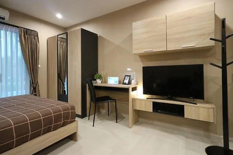picture G 6789🚨中国客户，请加微信。(在联系方式的旁边) For rent Aspire Ladprao 113 Line❤️💜@condopremium💜❤️Ready to move in ⬛🟨 📞 065 695 3645🟨⬛ - 2/5