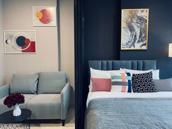 รูป ให้เช่าคอนโด เอ็กซ์ที ห้วยขวาง [XT Huaikwang]  พร้อมเข้า 1 ก.ย.65  🟥 Line@ : @propertyfinder - รูปที่ 1/8