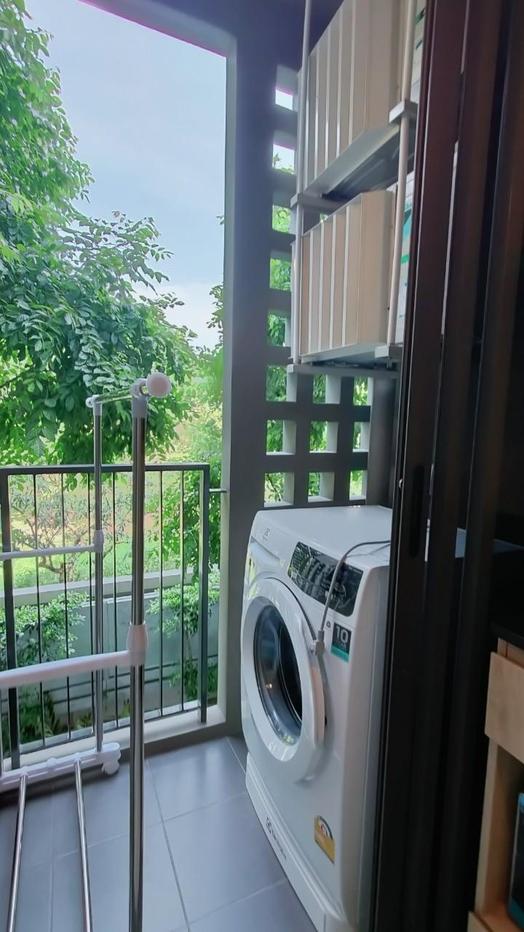 รูป T1315 คอนโดให้เช่า Chambers On - nut Station (แชมเบอร์ส อ่อนนุช สเตชั่น) ห้องสวย เฟอร์ครบ มีเครื่องซักผ้า ราคาพิเศษ - รูปที่ 11/12