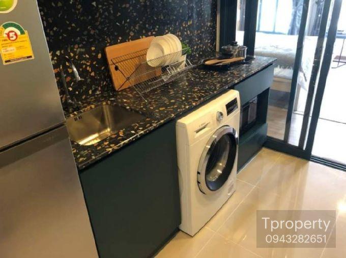 รูป T1326 คอนโดให้เช่า THE BASE Sukhumvit 50 (เดอะ เบส สุขุมวิท 50) ห้องสวย เฟอร์ครบ มีเครื่องซักผ้า ราคาพิเศษ - รูปที่ 6/9
