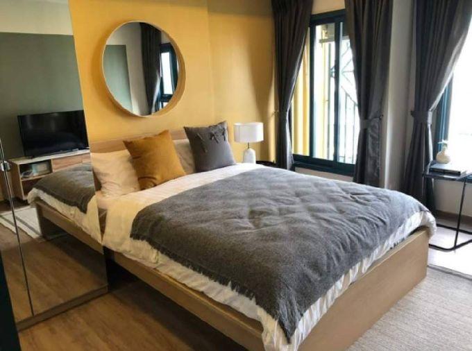 รูป T1326 คอนโดให้เช่า THE BASE Sukhumvit 50 (เดอะ เบส สุขุมวิท 50) ห้องสวย เฟอร์ครบ มีเครื่องซักผ้า ราคาพิเศษ - รูปที่ 1/9