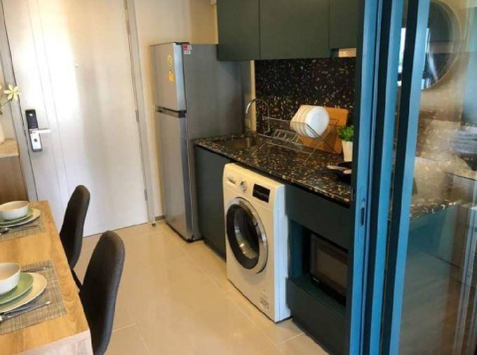 รูป T1326 คอนโดให้เช่า THE BASE Sukhumvit 50 (เดอะ เบส สุขุมวิท 50) ห้องสวย เฟอร์ครบ มีเครื่องซักผ้า ราคาพิเศษ - รูปที่ 7/9